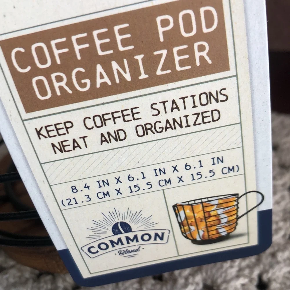 Coffee Pod Organizer - Black